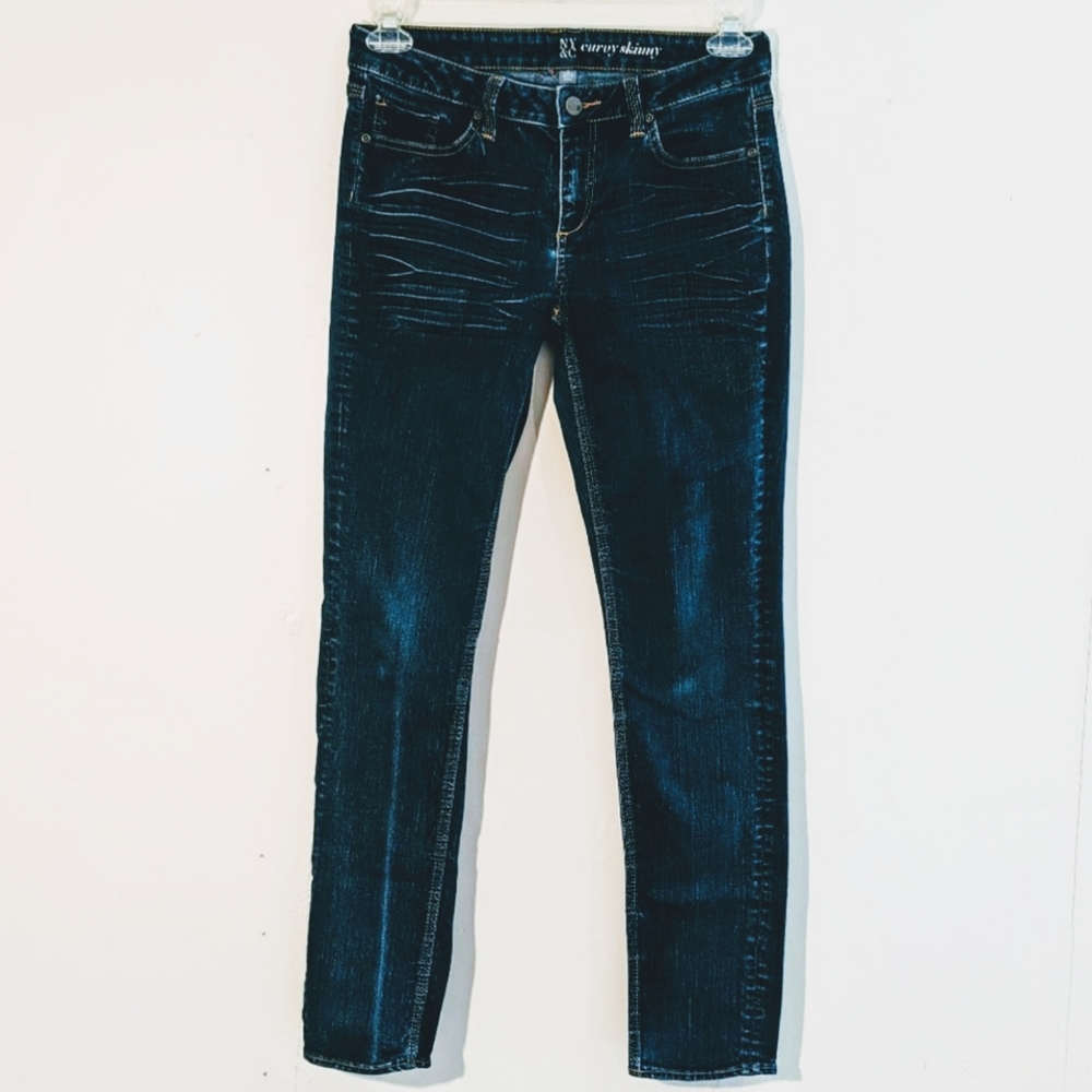 NY & C Curvy Skinny Jeans Size 6 VGUC